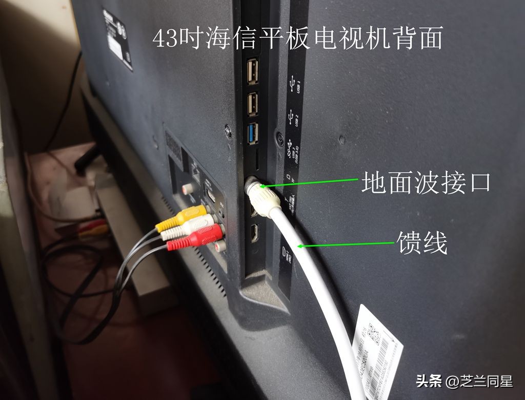 电视不用机顶盒怎么连接天线,没有机顶盒怎么用天线看电视