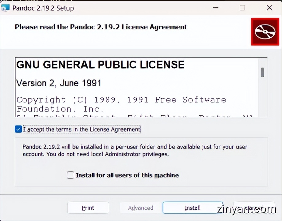 Windows安装Pandoc工具实现Typora文档导出为docx