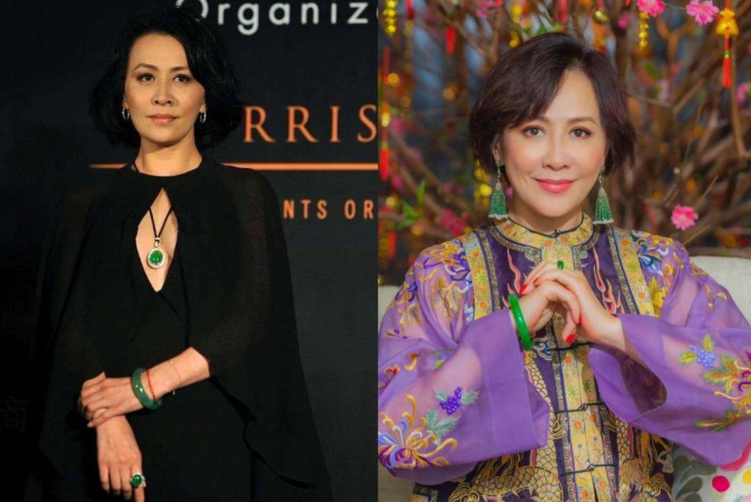 刘嘉玲与梁朝伟恩爱合照穿小香风,刘嘉玲梁朝伟红毯动图