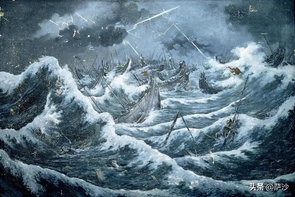 蒙古侵略日本时的台风,神风两次拯救日本的历史真相