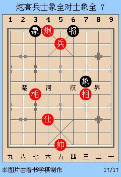 1炮1兵能赢士象全？跟胡荣华特大学残局：炮高兵士象全必胜士象全