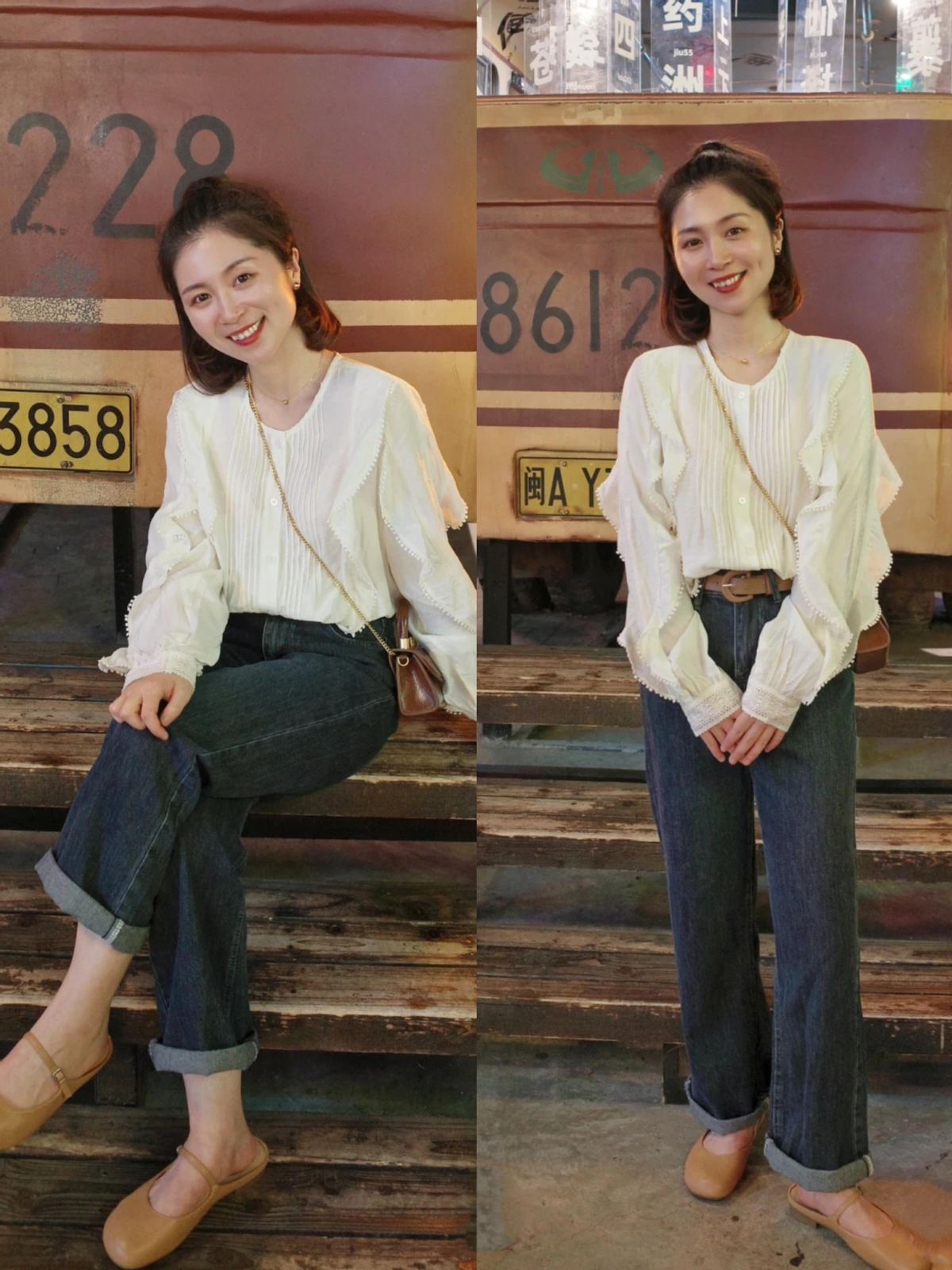 自己搭配的这套衣服特别显瘦减龄,今年流行的衣服休闲搭配30至40岁