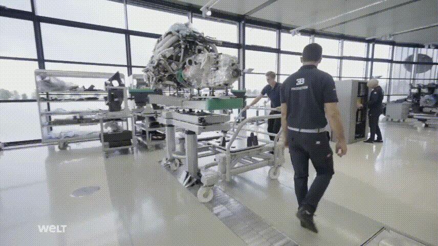 布加迪95968拼装教程,高清实拍布加迪