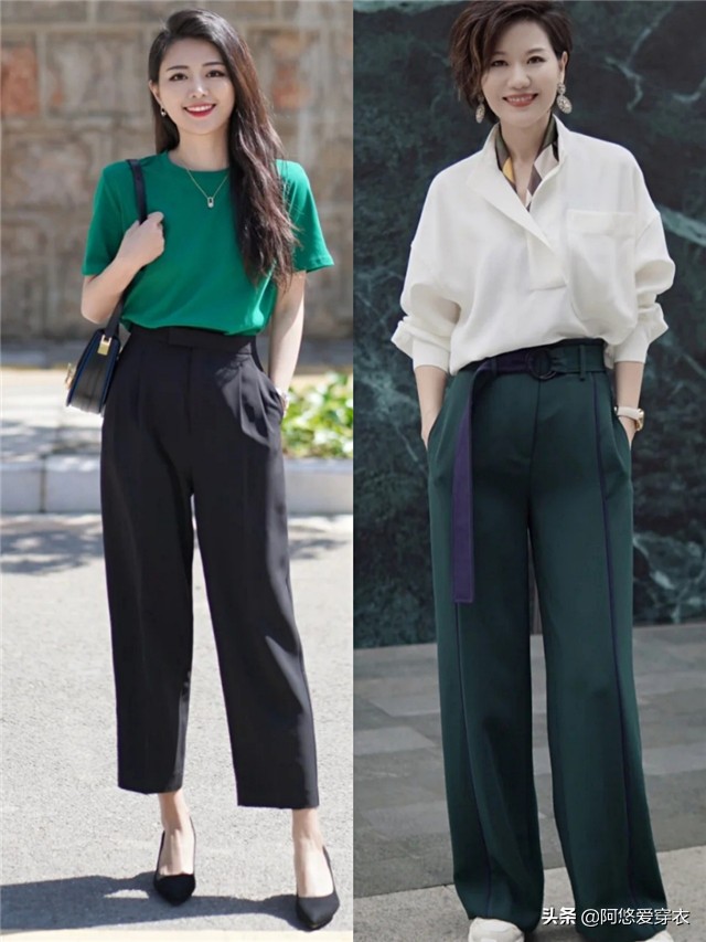 鲨鱼裤和阔腿裤哪个好看,鲨鱼裤和阔腿裤哪个更好搭