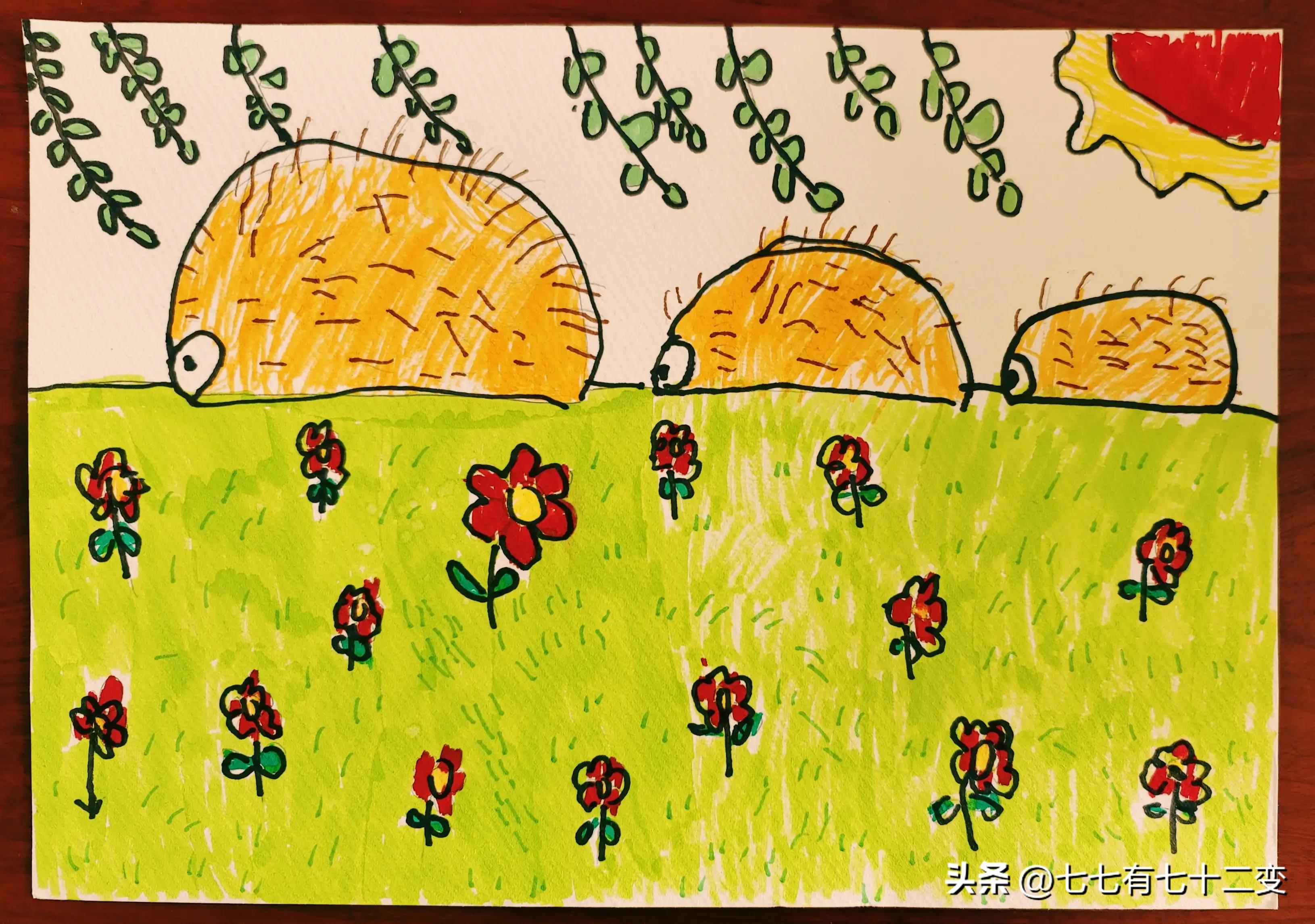 关于春天的画小学一年级图片,一年级小朋友春天的图画