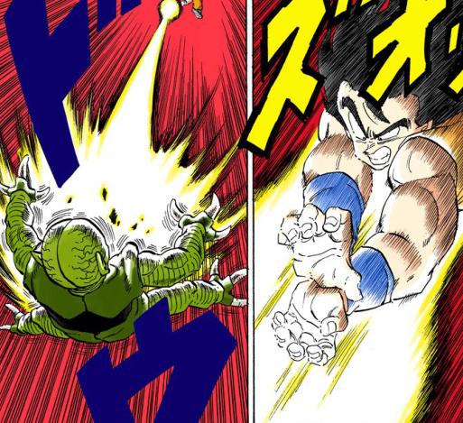 龙珠悟空的一生漫画图片,七龙珠悟空父亲大战弗利萨