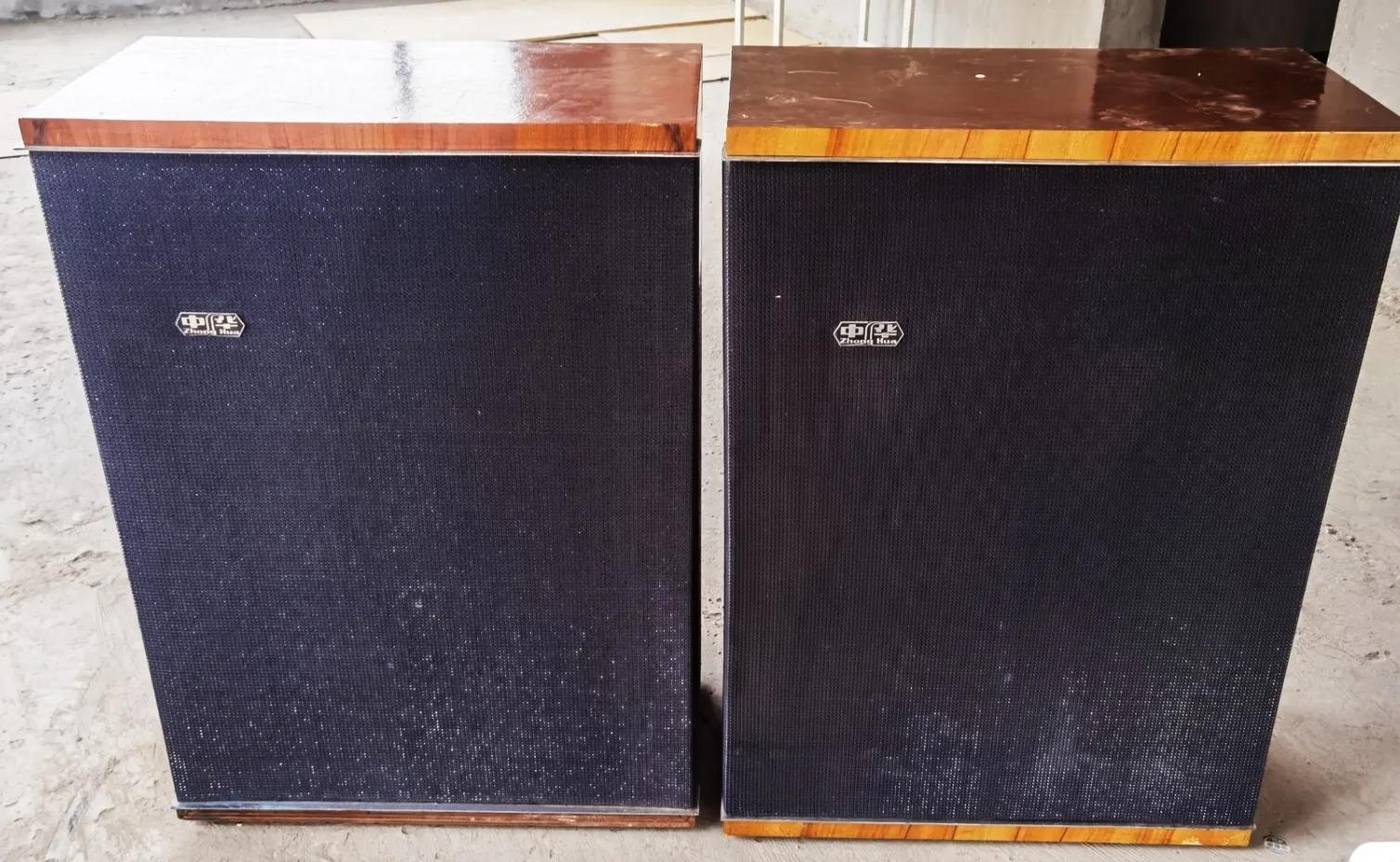 天津真美电声器材厂老照片,拆老式音箱