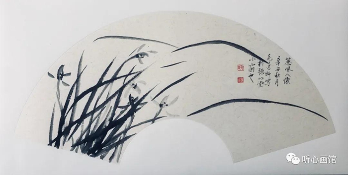 国画工笔画兰花作品欣赏,国画大师霍春阳兰花作品欣赏