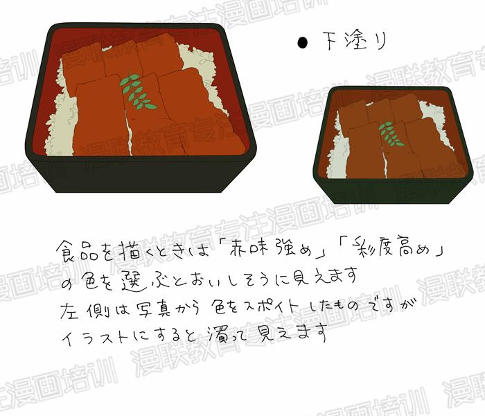 漫画食物的画法,怎么画鳗鱼