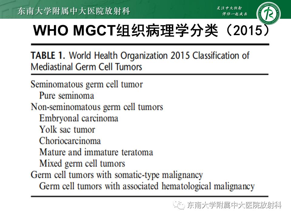 好文分享值得深思,纵隔精原细胞瘤