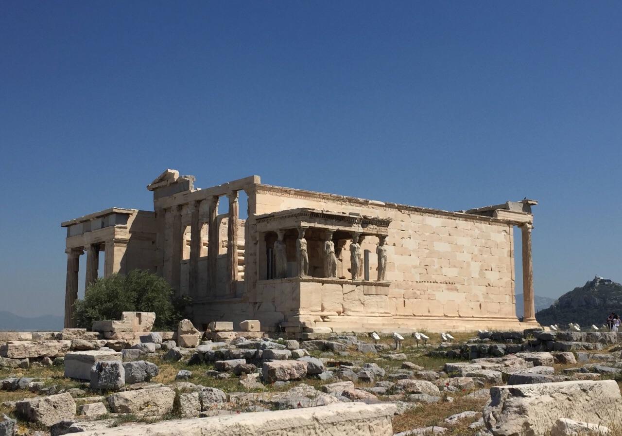 古希腊帕特农神庙完整图,古希腊巴底农神庙图片