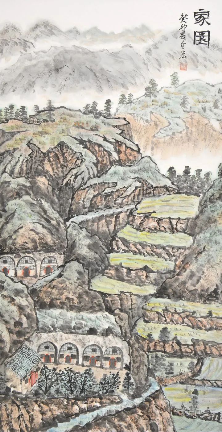 智水仁山行书书法,智水仁山书法