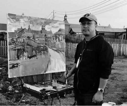 中央民族大学夏展油画作品,油画作品欣赏山东艺术学院