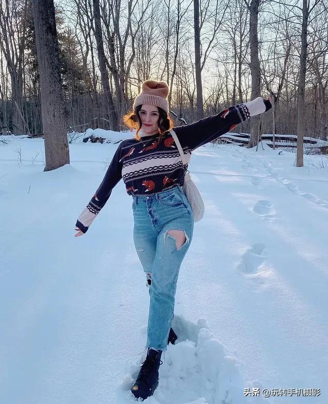 冬天戴帽子拍照摆拍技巧,冬天如何正确戴帽子拍照