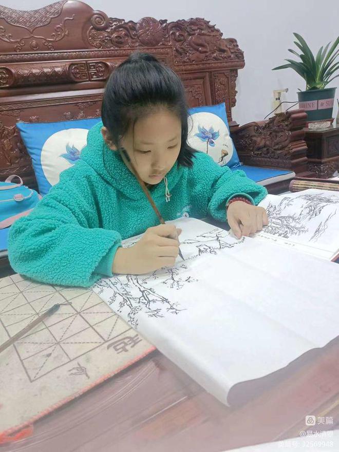 易水书画工作室部分小画家网课花絮