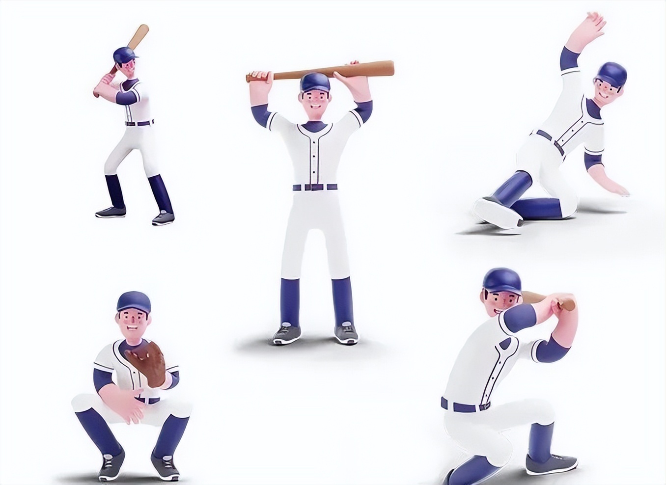 体育运动人物模型,体育器材3d模型