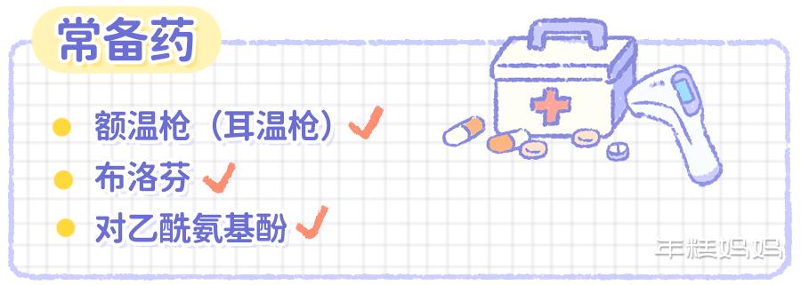 小孩在家生病常备什么药,孩子生病必备小药