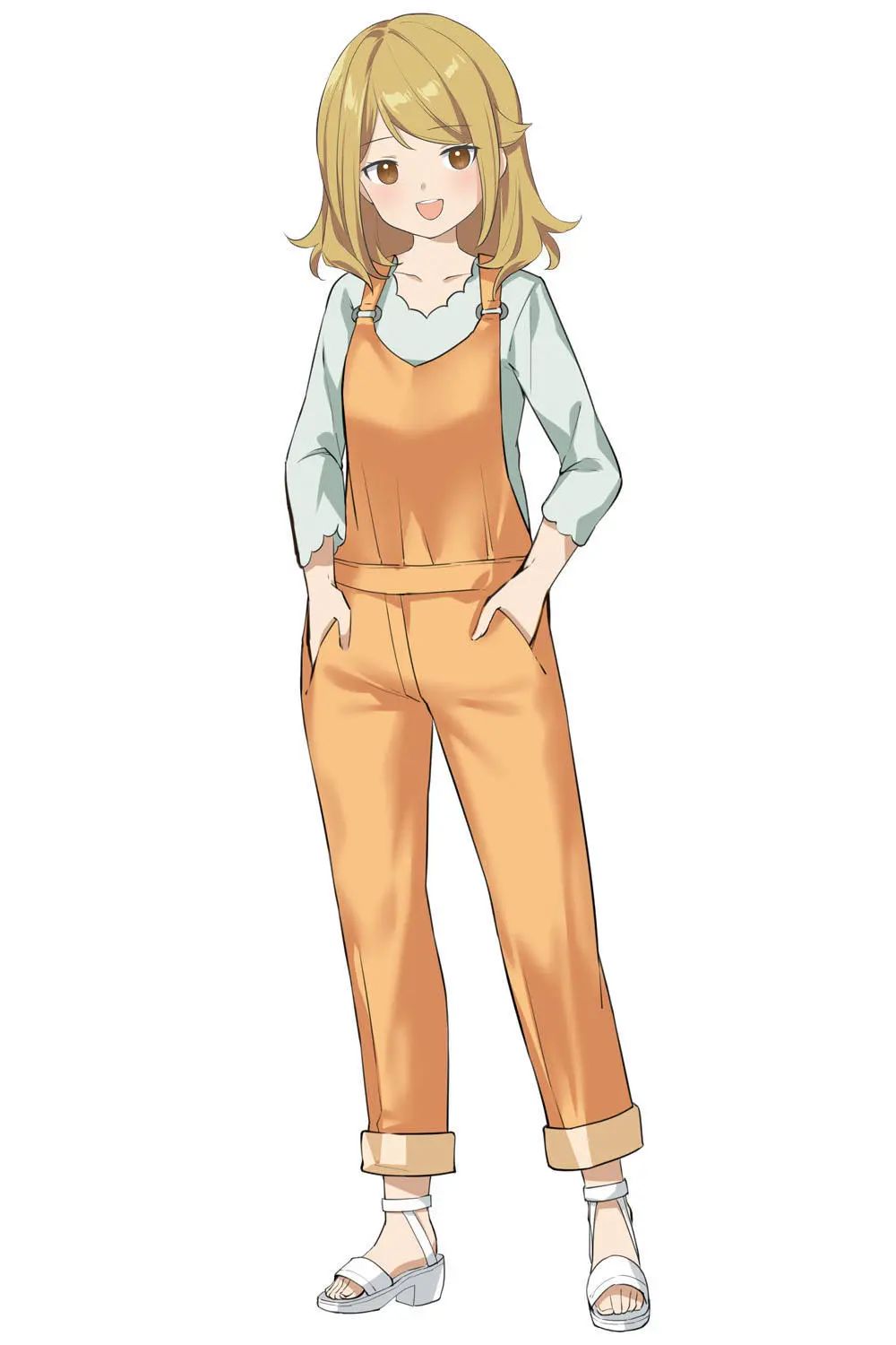 如何绘制日常性感服装“Salopette”基于性感安排