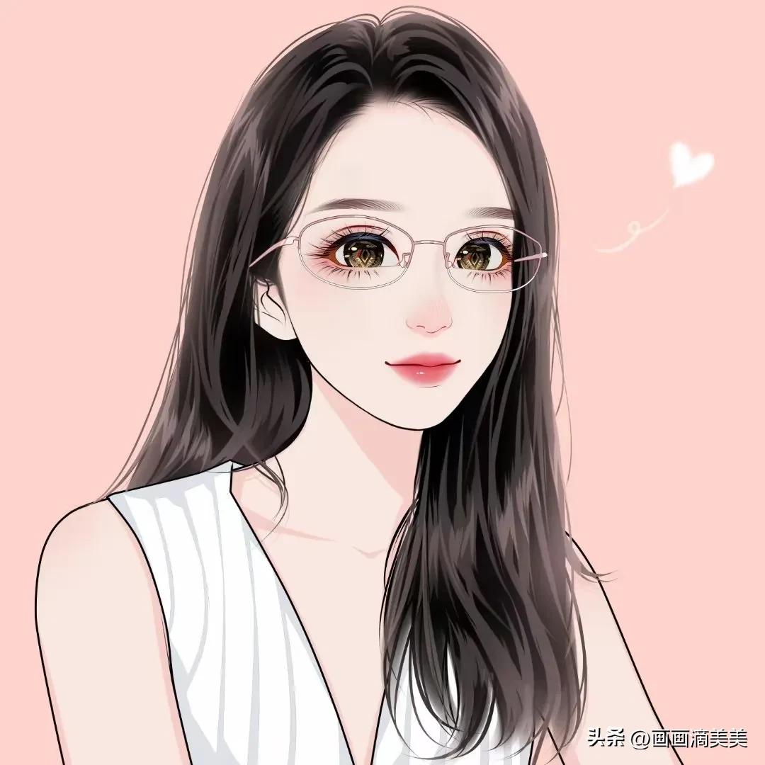 最新女生手绘头像高级质感,高颜值手绘头像女生复古