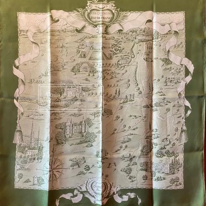 最火的爱马仕丝巾,第一条爱马仕丝巾