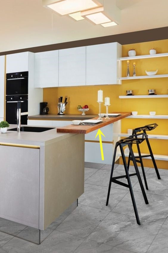 厨房改造开放式厨房加吧台,厨房改造半开放式厨房加吧台