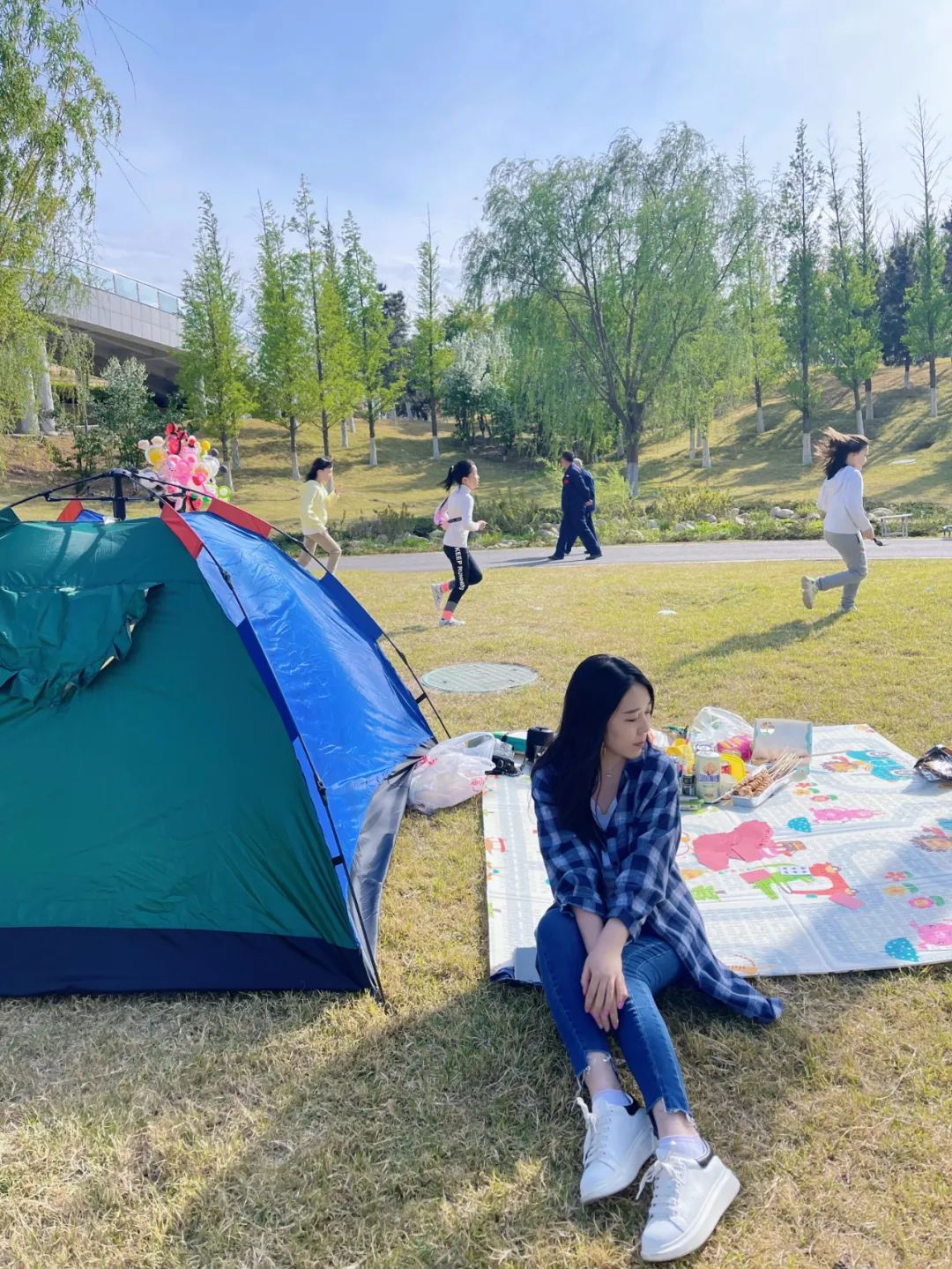 春天里的第一场露营安排,春天的第一次露营开始了