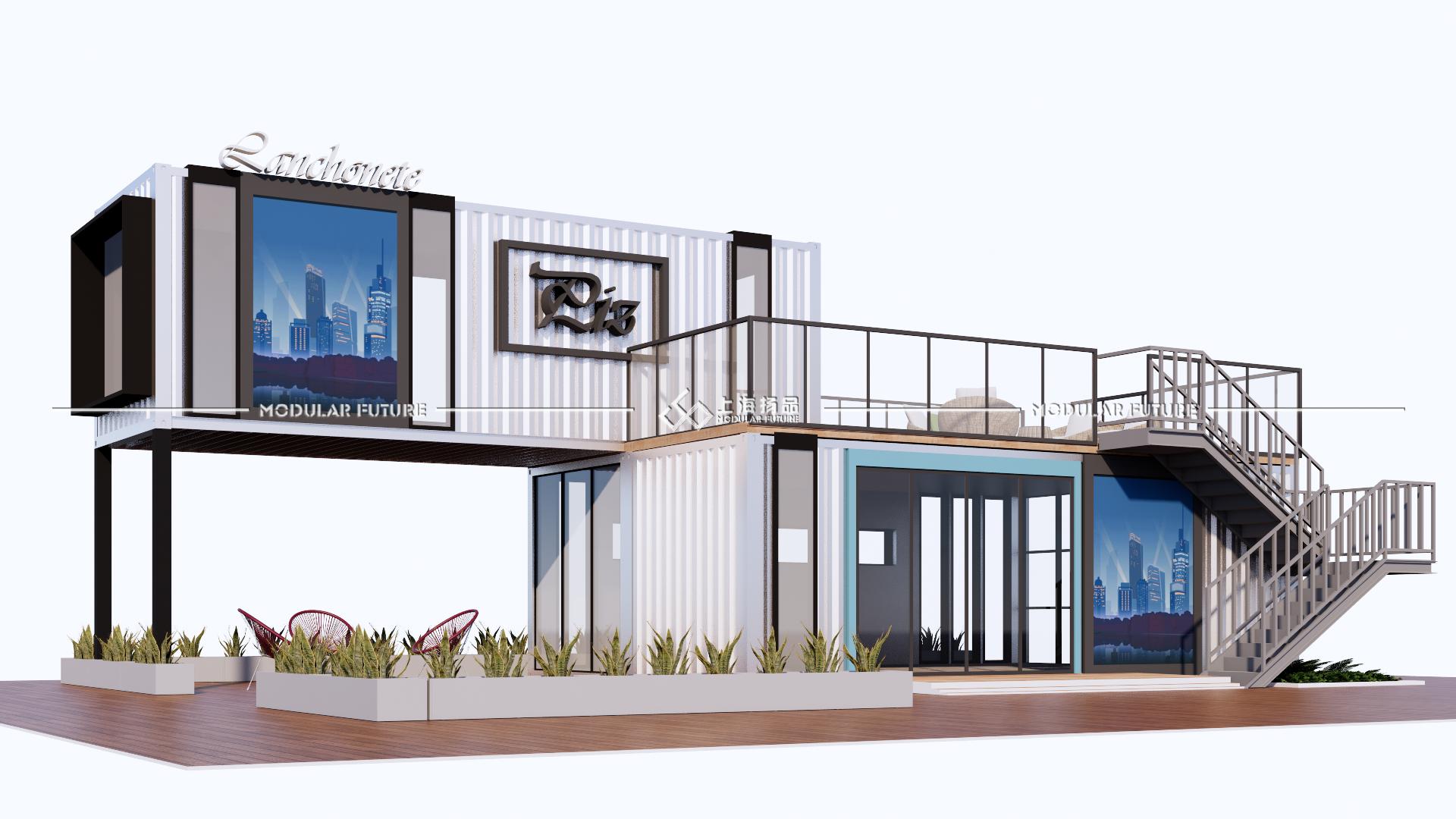 定制可拆卸式集装箱办公室,集装箱式高端办公室