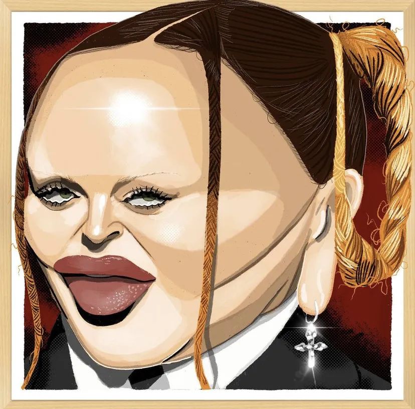 麦当娜三十岁造型,麦当娜格莱美造型