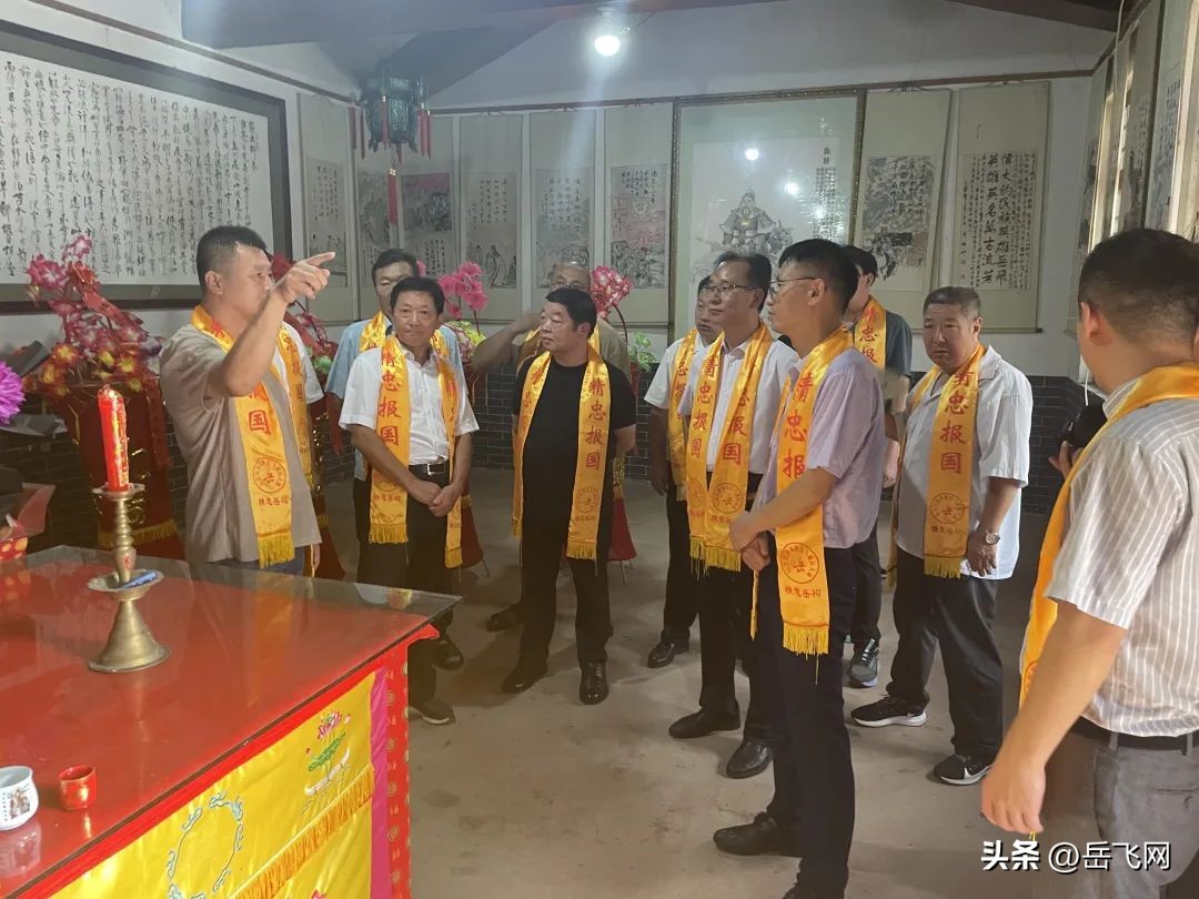 青岛市岳研会赴高密精忠庙拜谒参访开展两地岳飞文化交流