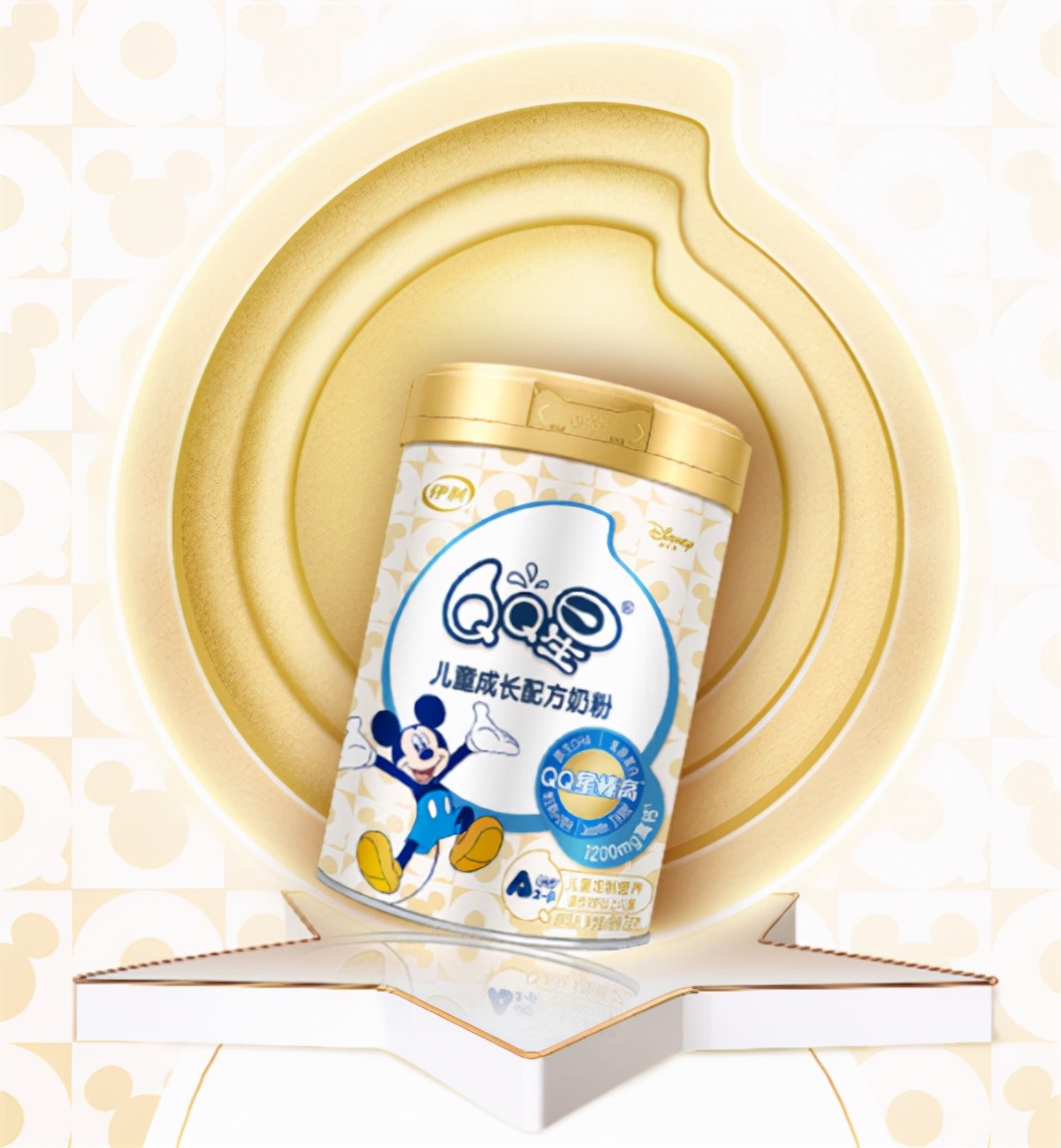 哪个牌子奶粉含益生元高,伊利qq星榛高奶粉700g多少钱一箱