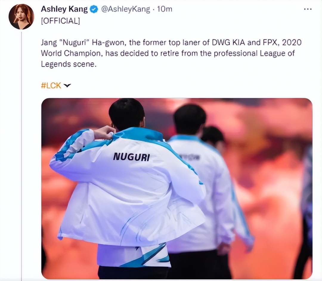 突发!当打之年的LOL冠军上单退役,Beryl:他说要不花钱玩冒险岛