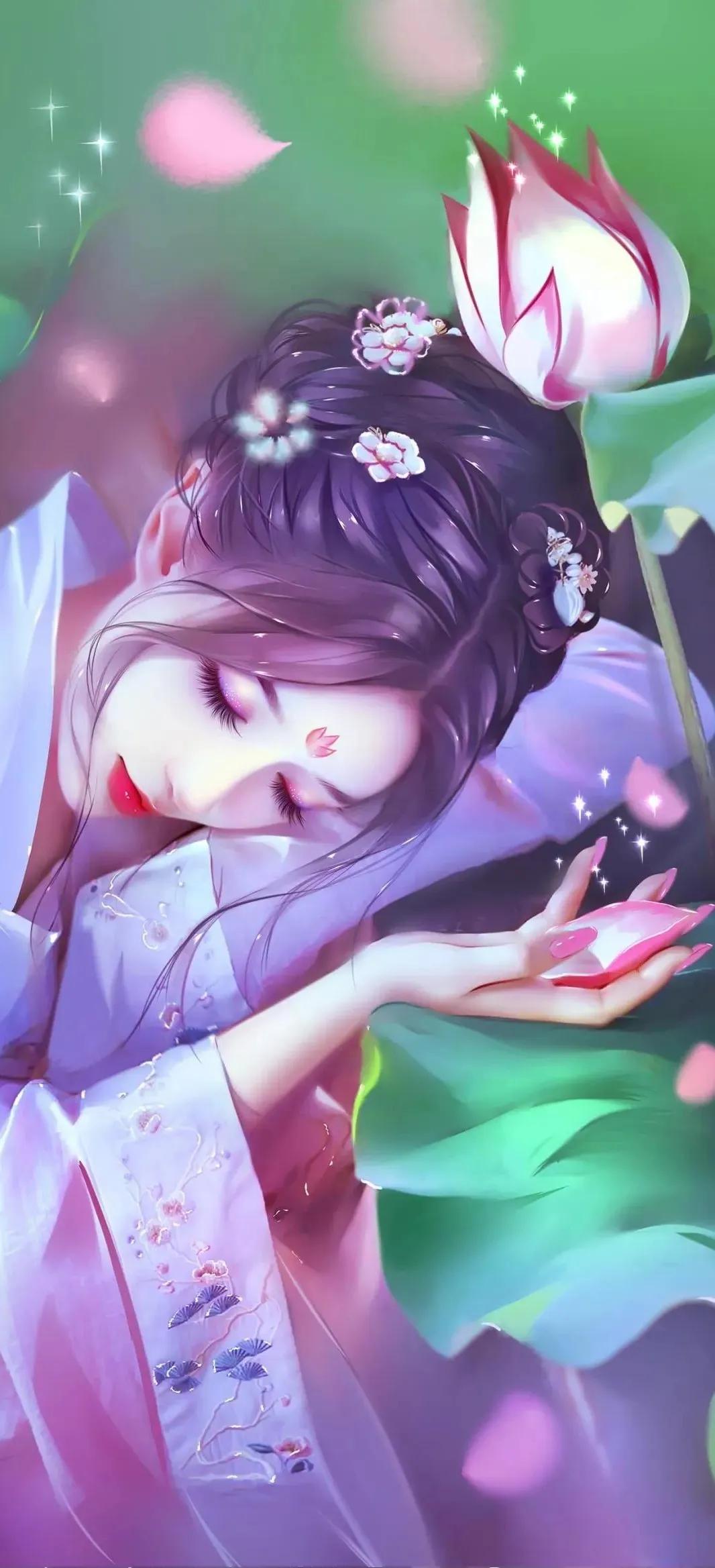 唯美动漫手绘壁纸,壁纸大全唯美手绘女生