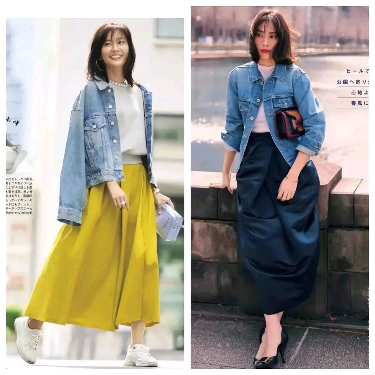 牛仔外套怎么穿才能显得时髦,牛仔外套怎么穿好看又时尚