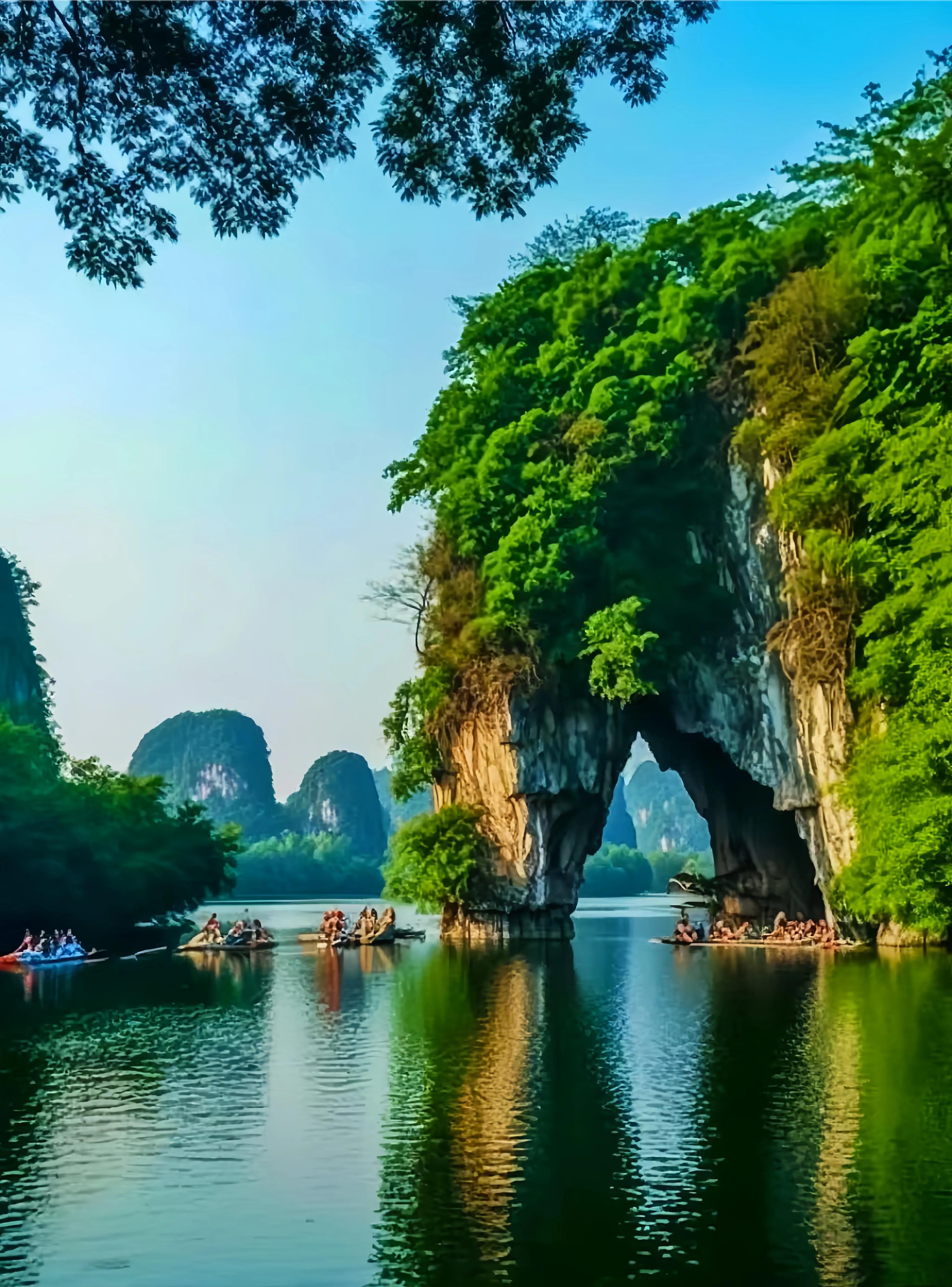 广州出发贺州阳朔三天游攻略,广州阳朔自驾游攻略图