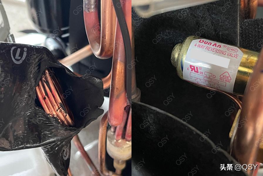 拆华蒜空调BpR3HSQK15,B11.5匹一级和奥克斯配置相同但价格更低