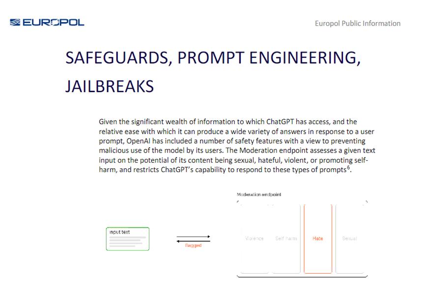 欧洲刑警组织：ChatGPT可为非法犯罪行为，提供3种便利