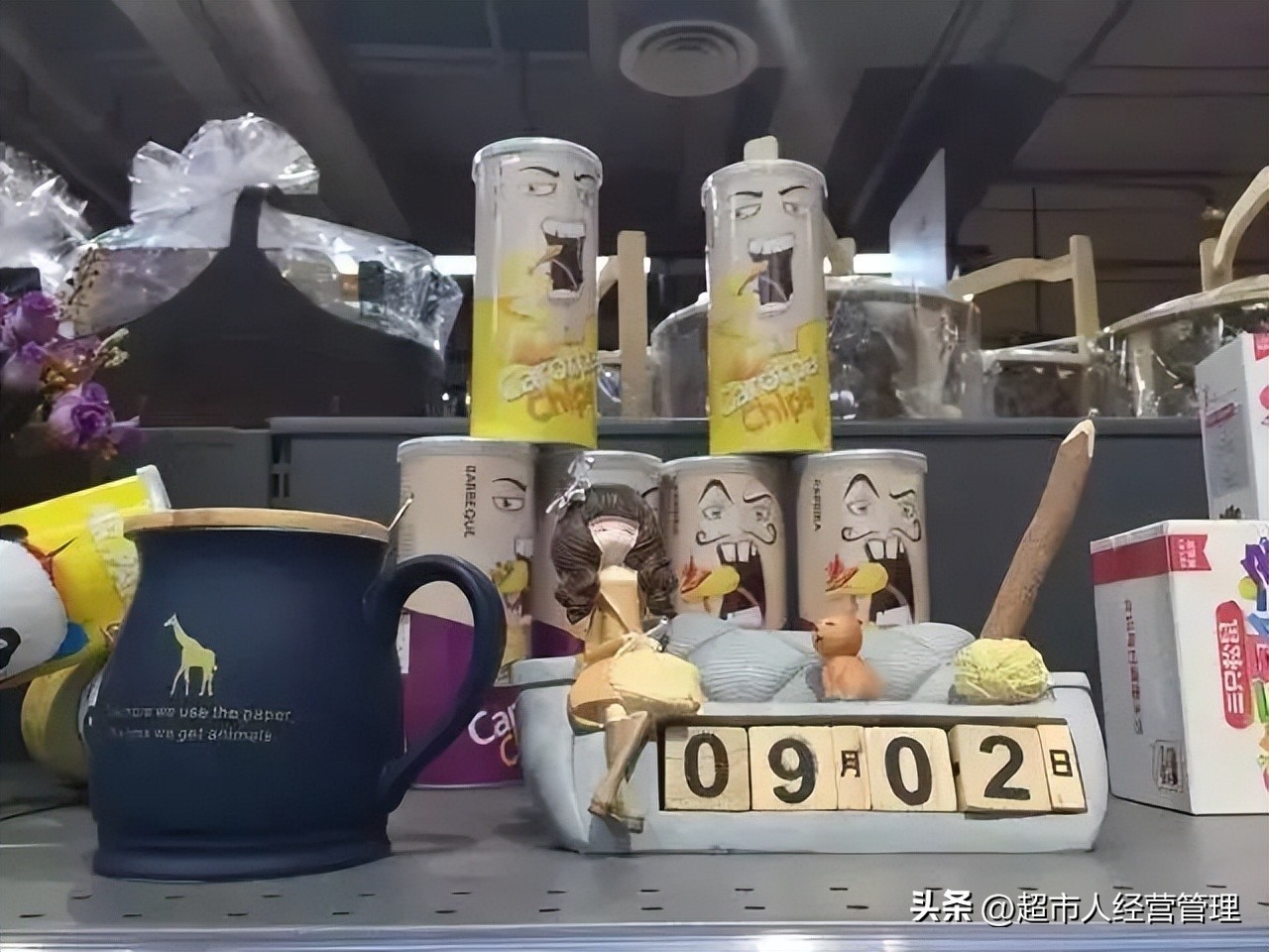 超市情景陈列八宝粥搭配啥合适,超市情景陈列图片大全创意