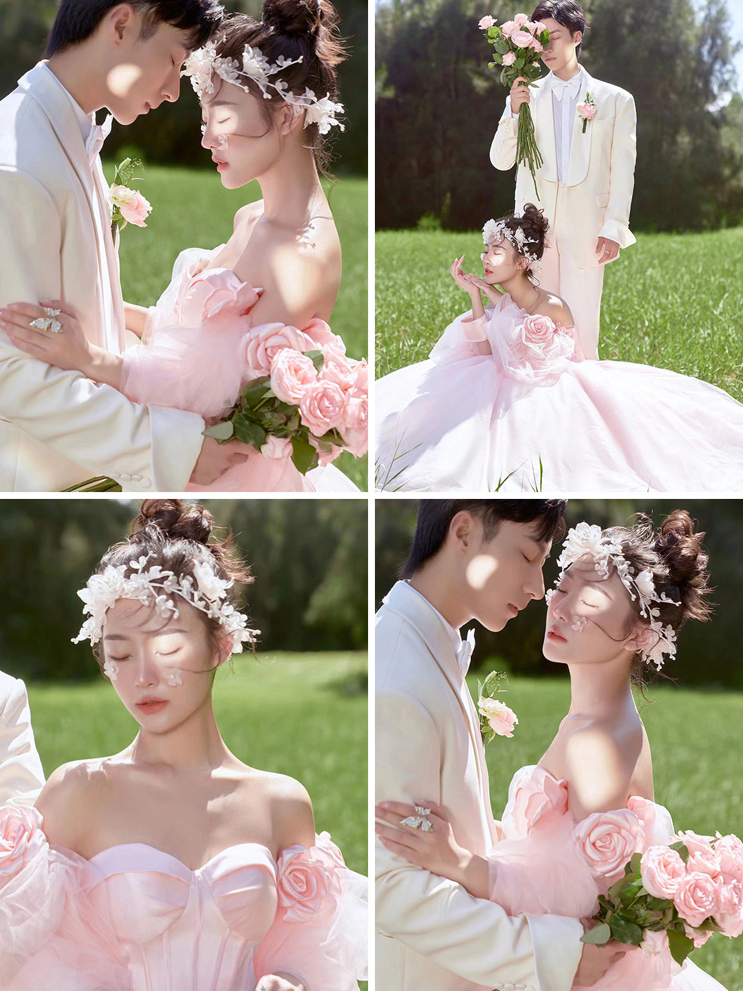 是心动呀公主粉婚纱照也太好看了吧！