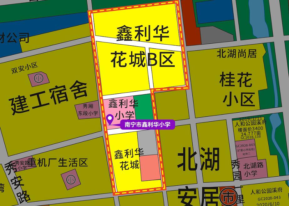 西乡塘区小学地段划分,2021西乡塘区小学划分