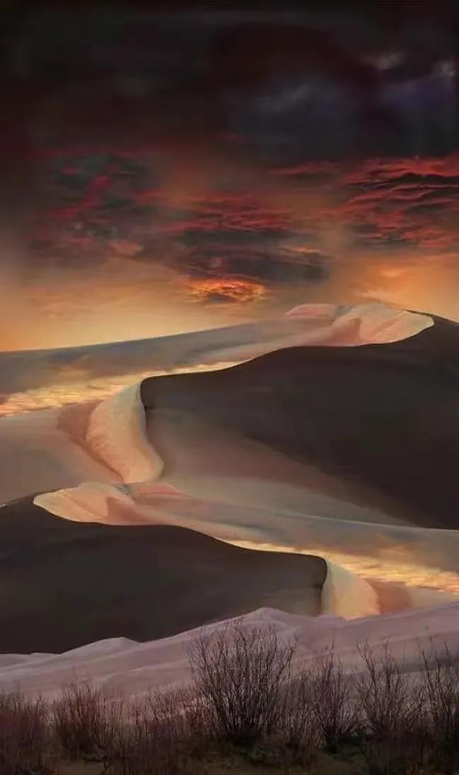 沙漠风景壁纸 (唯美沙漠风景图片壁纸)