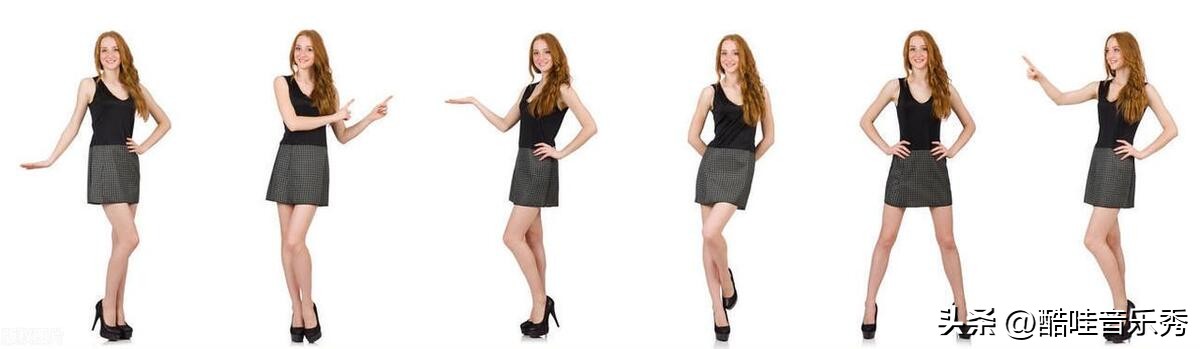 裙装模特造型,日系模特连衣裙