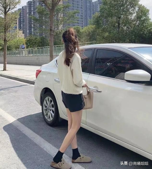 懒人鞋慵懒风搭配,夏季百搭潮流懒人鞋