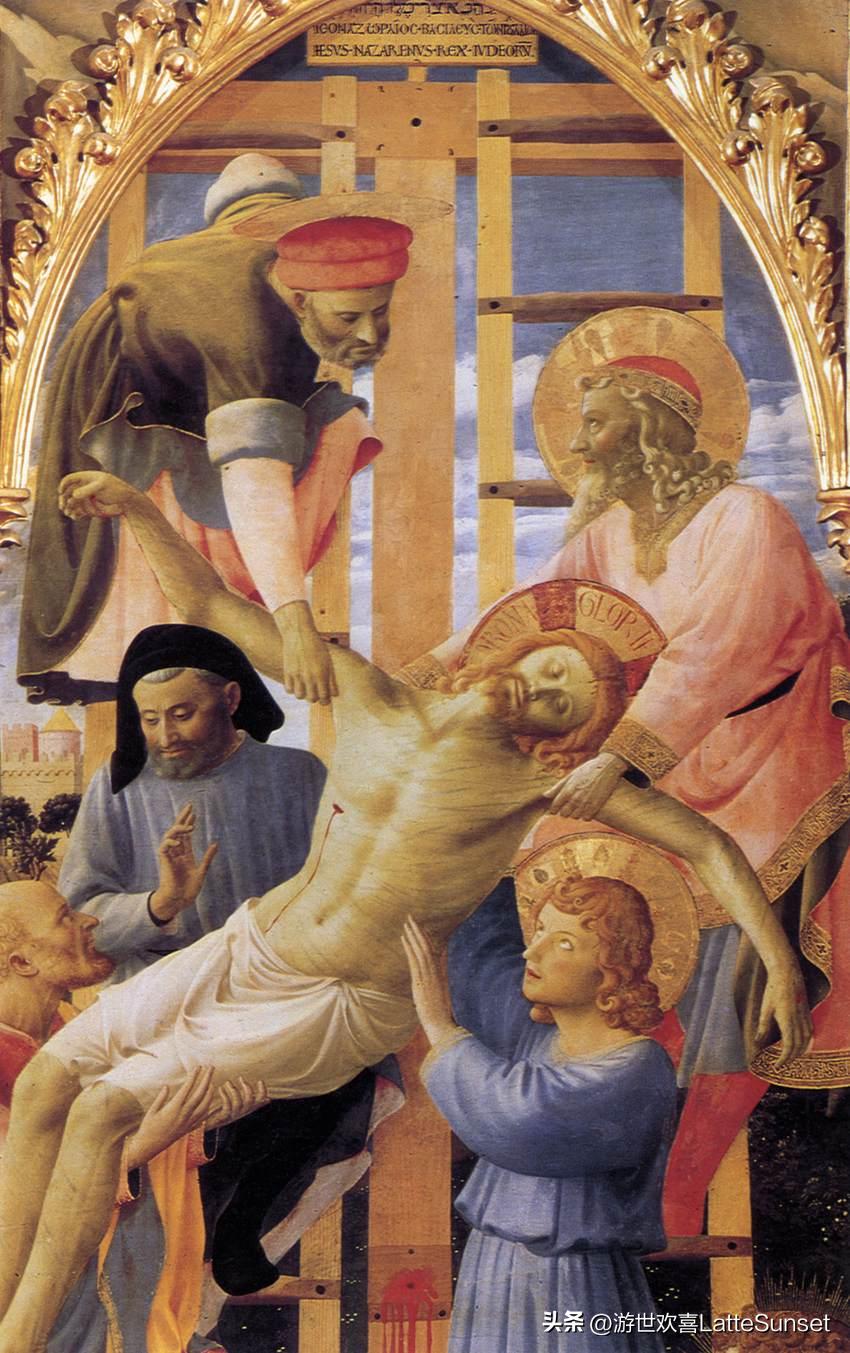 欢喜文艺复兴50画（10）｜弗拉·安吉利科，《基督下十字架》