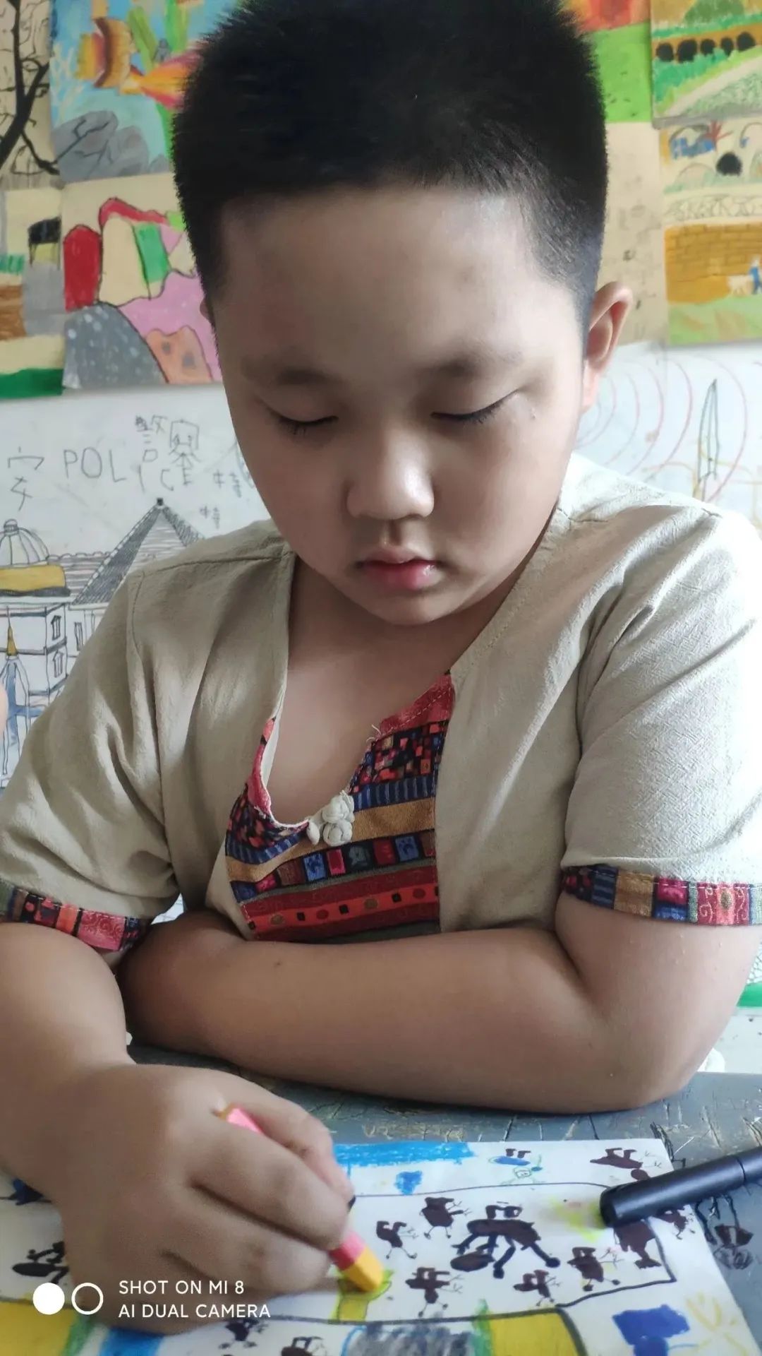 小画家大艺术作品,六一小画家作品展