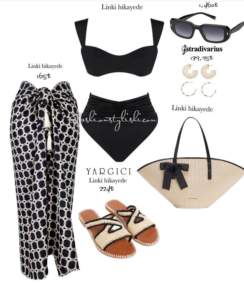 4套泳衣外穿泳衣穿搭公式分享,裙式泳衣穿搭保守