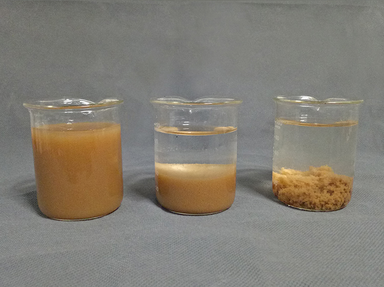 造纸污水聚丙烯酰胺絮凝剂烧杯选型实验