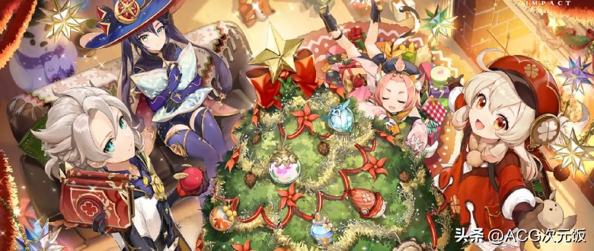 原神外国玩家怎么过圣诞？两主播和心海约会过节高质量贺图满天飞
