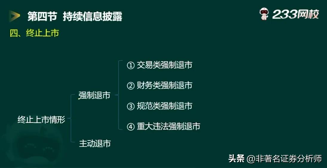 上市股票退市最新规定,财务类强制退市情形有哪些