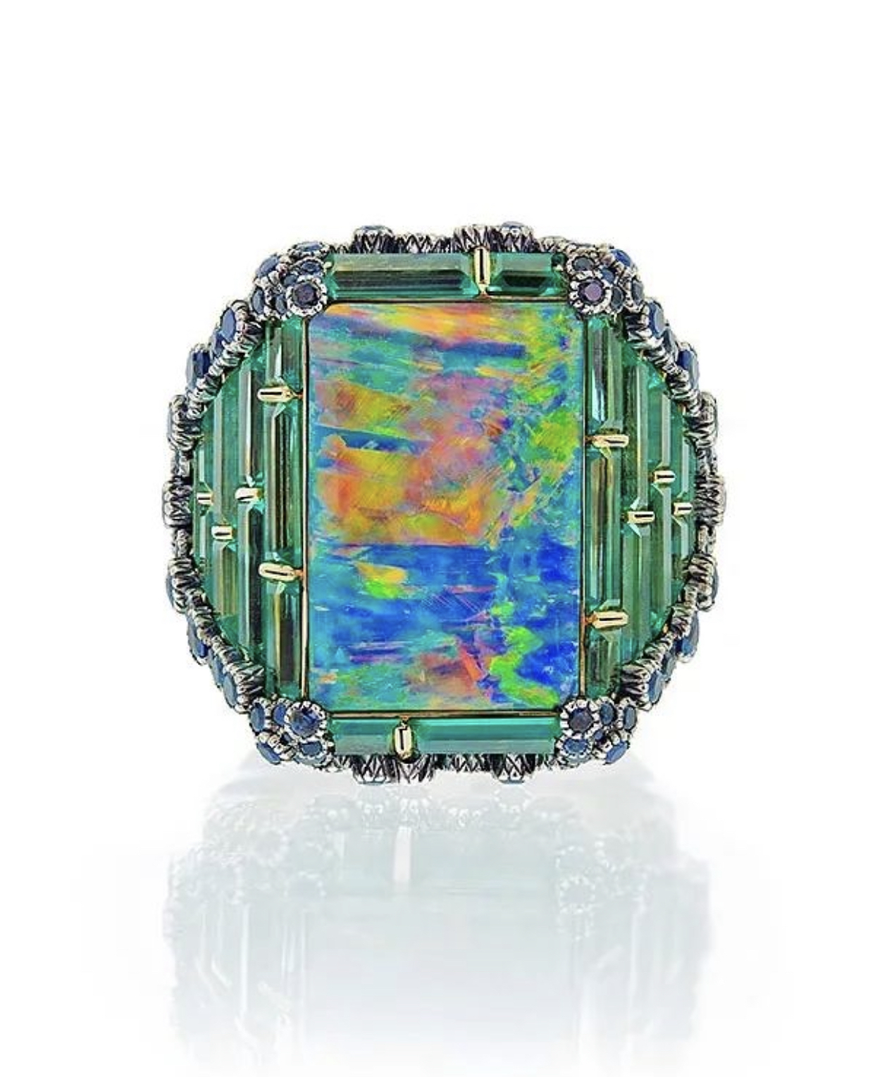 方寸之间浓缩了繁茂与文明，不一样的珠宝艺术，尼罗河花园戒指