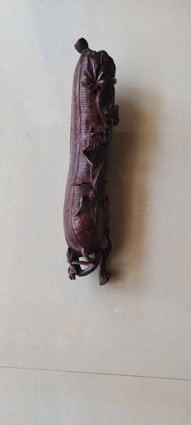 回流老沉香木雕自在观音摆件,回流麒麟摆件